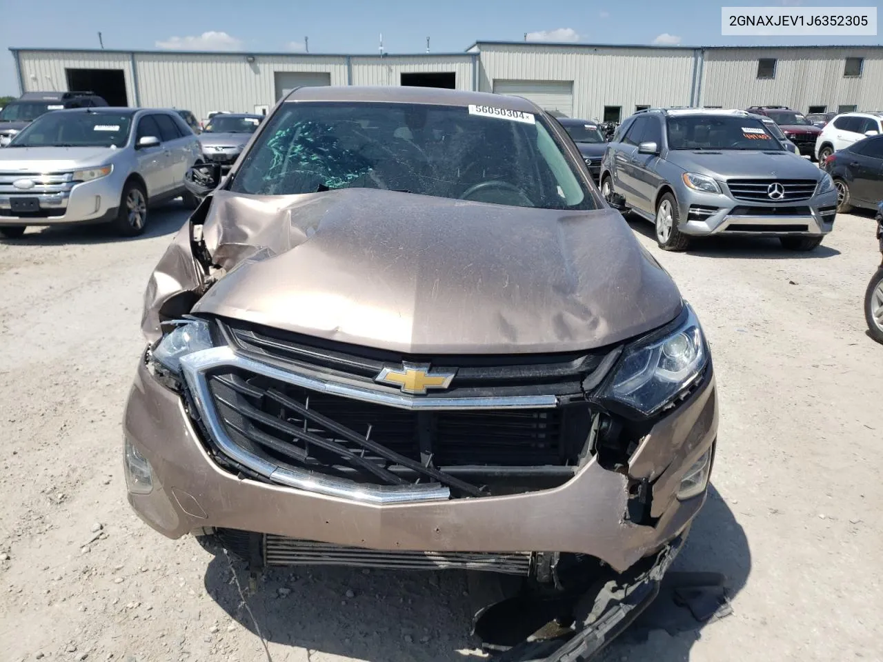 2018 Chevrolet Equinox Lt VIN: 2GNAXJEV1J6352305 Lot: 56050304