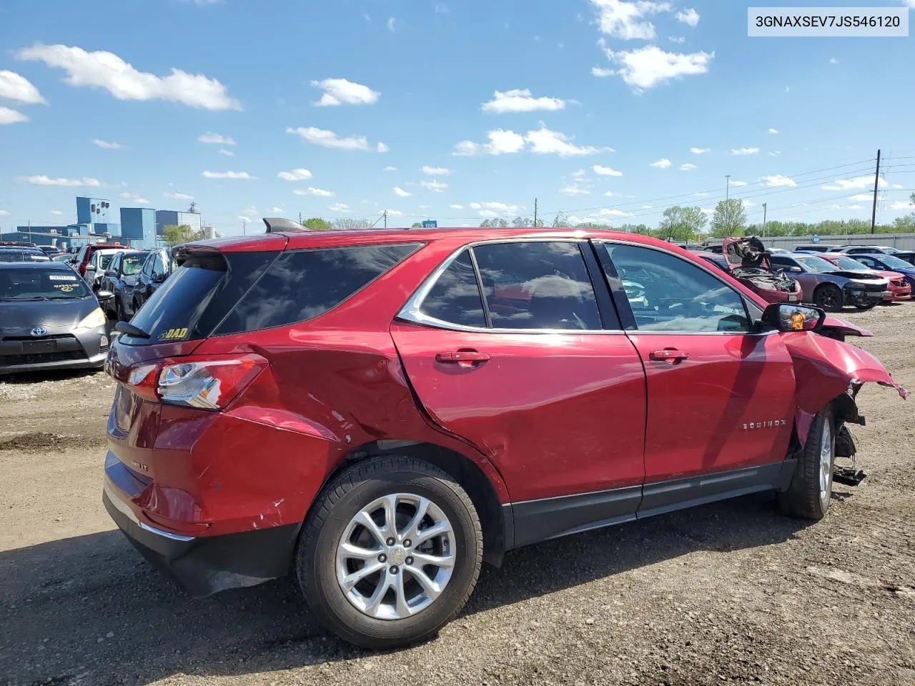 3GNAXSEV7JS546120 2018 Chevrolet Equinox Lt