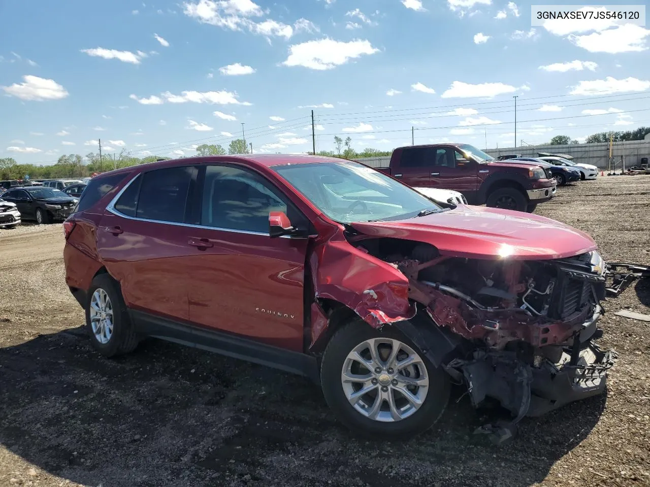 2018 Chevrolet Equinox Lt VIN: 3GNAXSEV7JS546120 Lot: 56430764