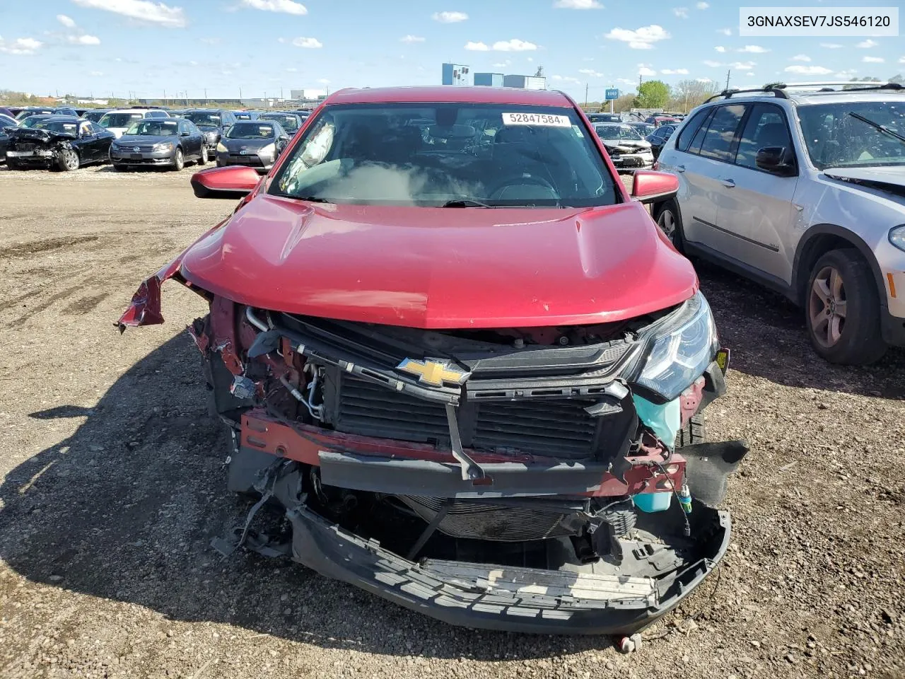 2018 Chevrolet Equinox Lt VIN: 3GNAXSEV7JS546120 Lot: 56430764