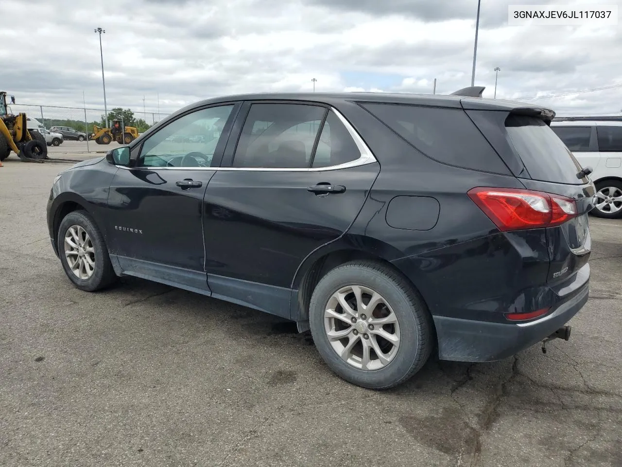 2018 Chevrolet Equinox Lt VIN: 3GNAXJEV6JL117037 Lot: 57536394