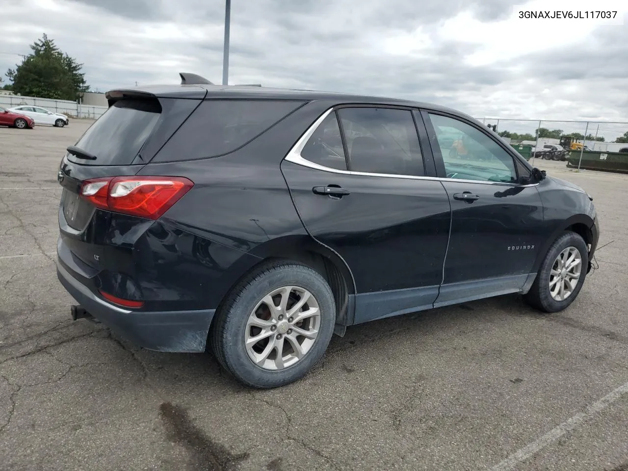 2018 Chevrolet Equinox Lt VIN: 3GNAXJEV6JL117037 Lot: 57536394