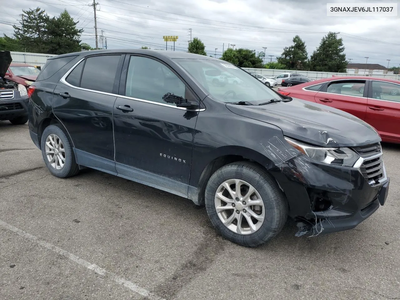 2018 Chevrolet Equinox Lt VIN: 3GNAXJEV6JL117037 Lot: 57536394