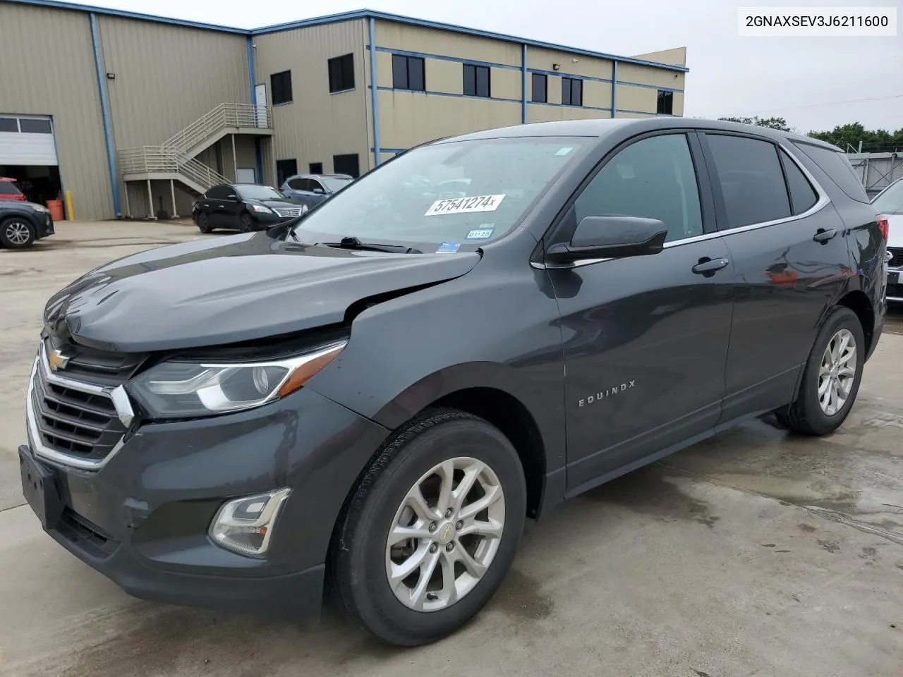 2GNAXSEV3J6211600 2018 Chevrolet Equinox Lt