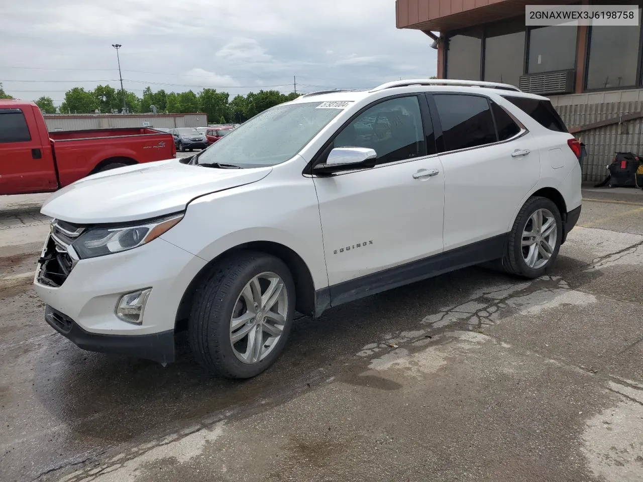 2018 Chevrolet Equinox Premier VIN: 2GNAXWEX3J6198758 Lot: 57931004