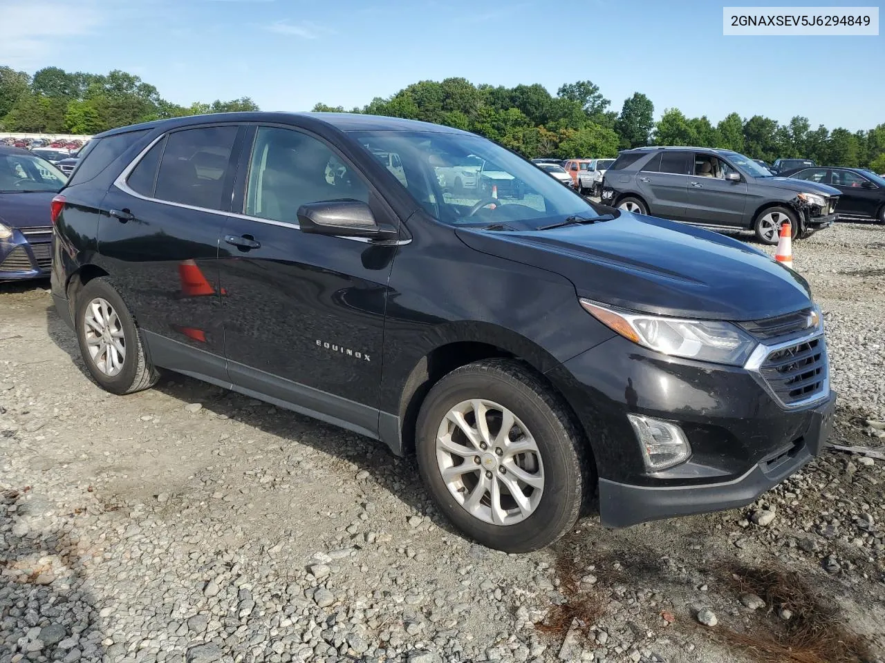 2018 Chevrolet Equinox Lt VIN: 2GNAXSEV5J6294849 Lot: 58062094