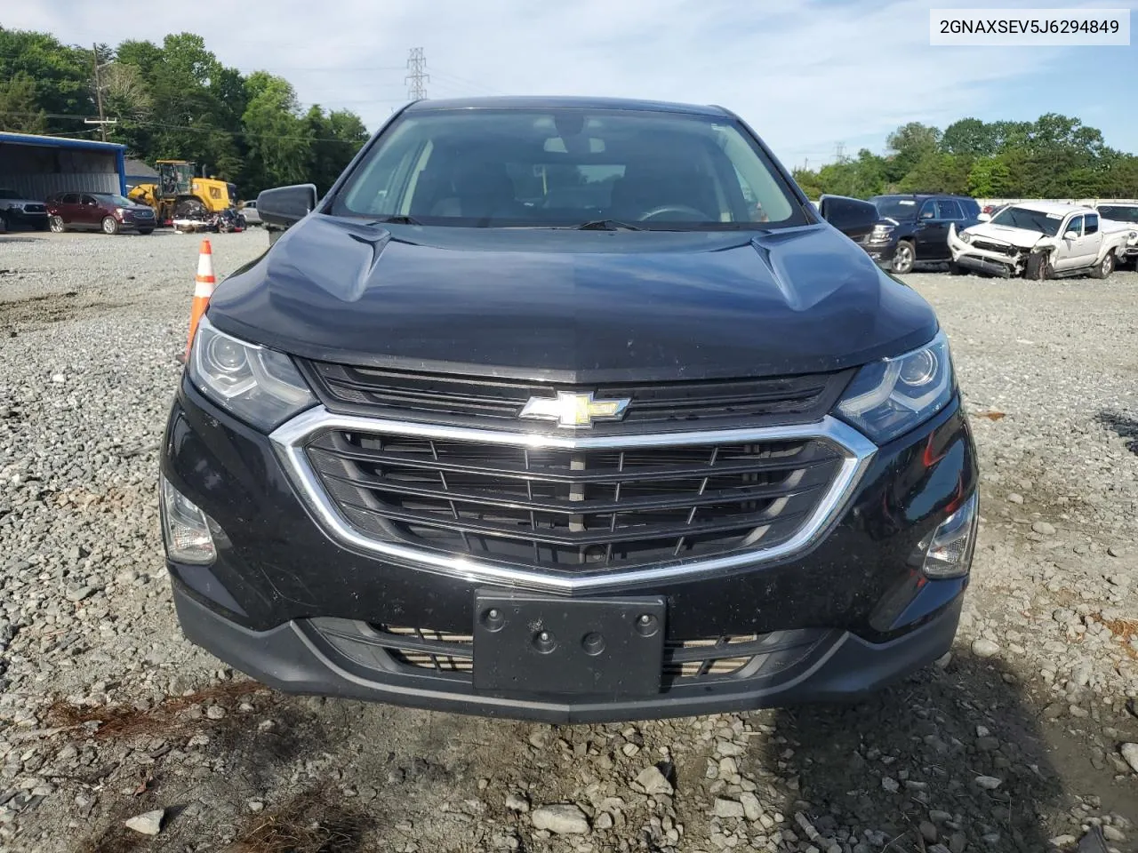 2018 Chevrolet Equinox Lt VIN: 2GNAXSEV5J6294849 Lot: 58062094