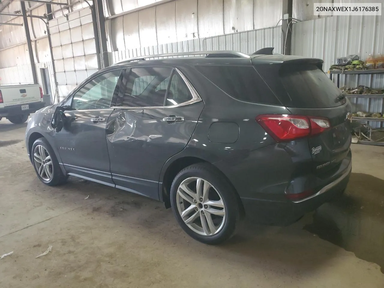 2GNAXWEX1J6176385 2018 Chevrolet Equinox Premier