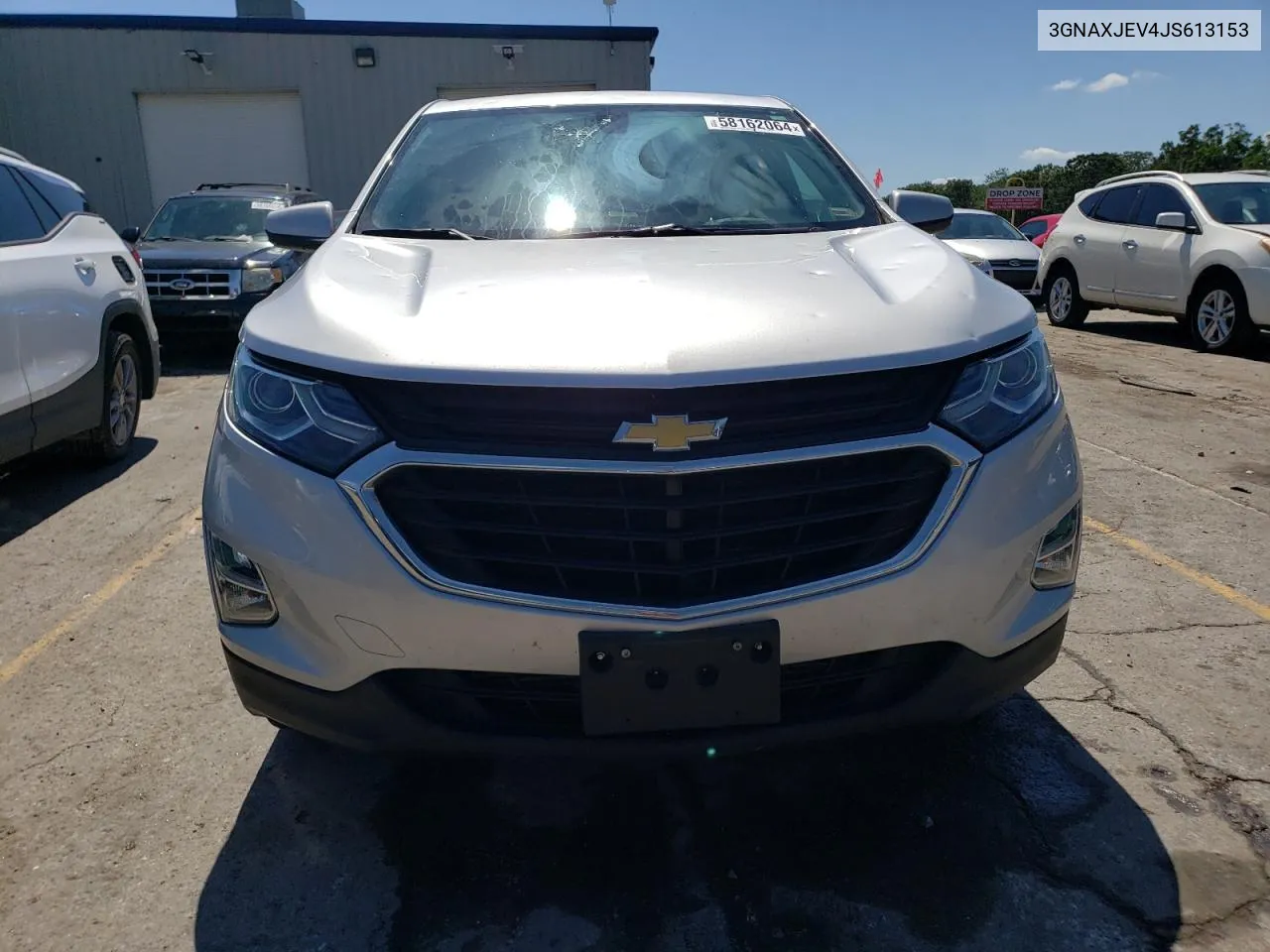 2018 Chevrolet Equinox Lt VIN: 3GNAXJEV4JS613153 Lot: 58162064