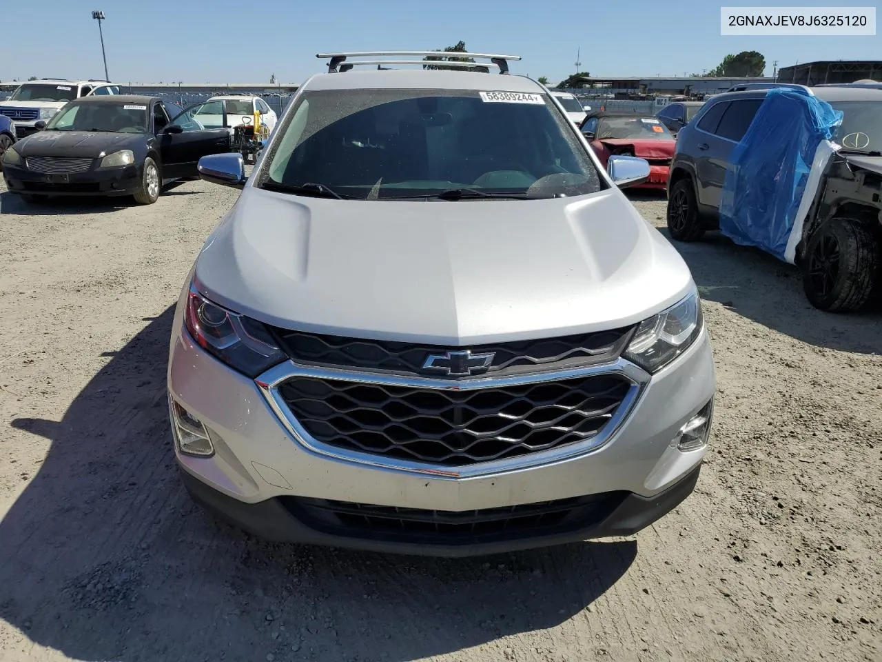 2GNAXJEV8J6325120 2018 Chevrolet Equinox Lt