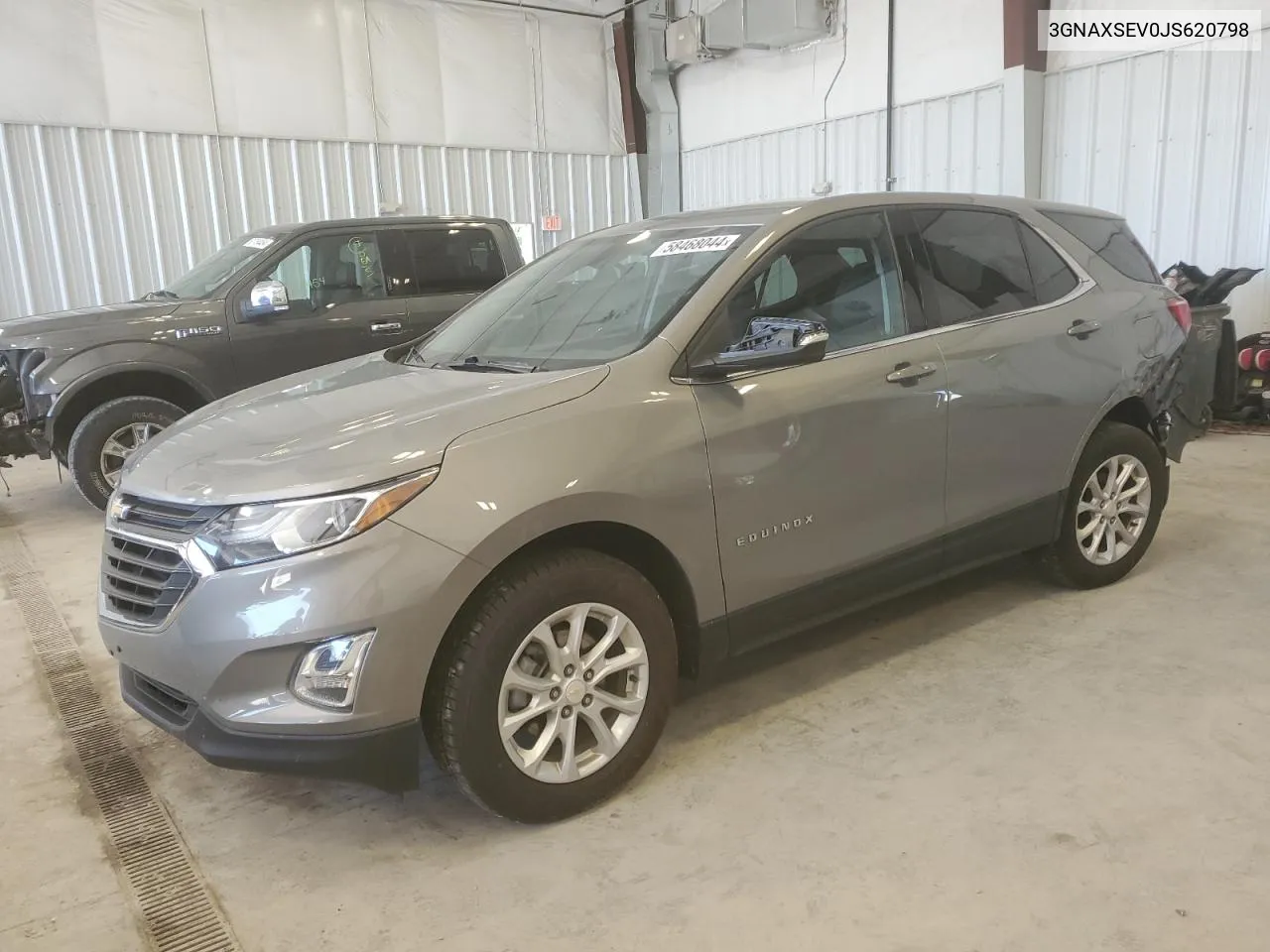 2018 Chevrolet Equinox Lt VIN: 3GNAXSEV0JS620798 Lot: 58468044