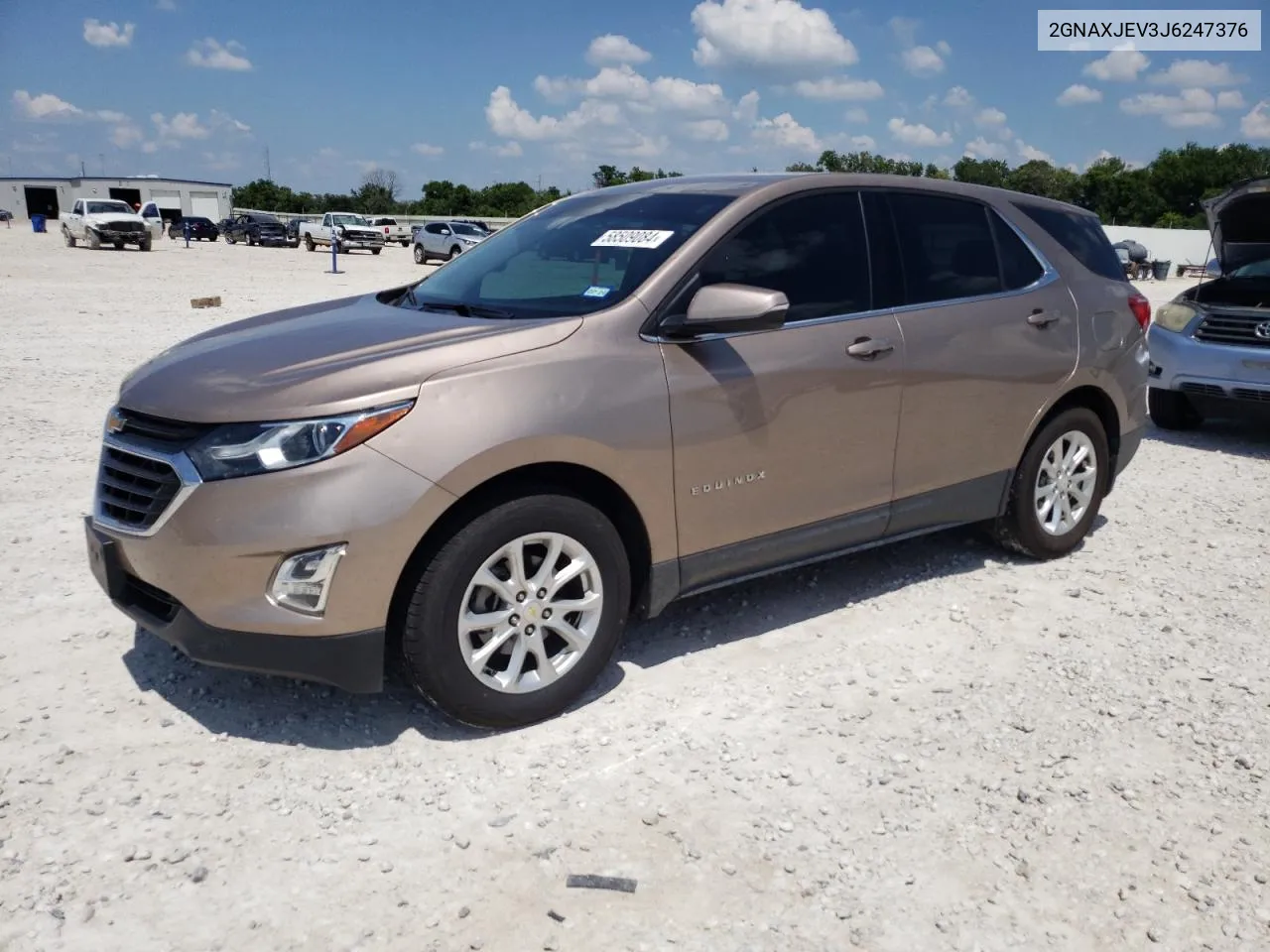 2018 Chevrolet Equinox Lt VIN: 2GNAXJEV3J6247376 Lot: 58509084