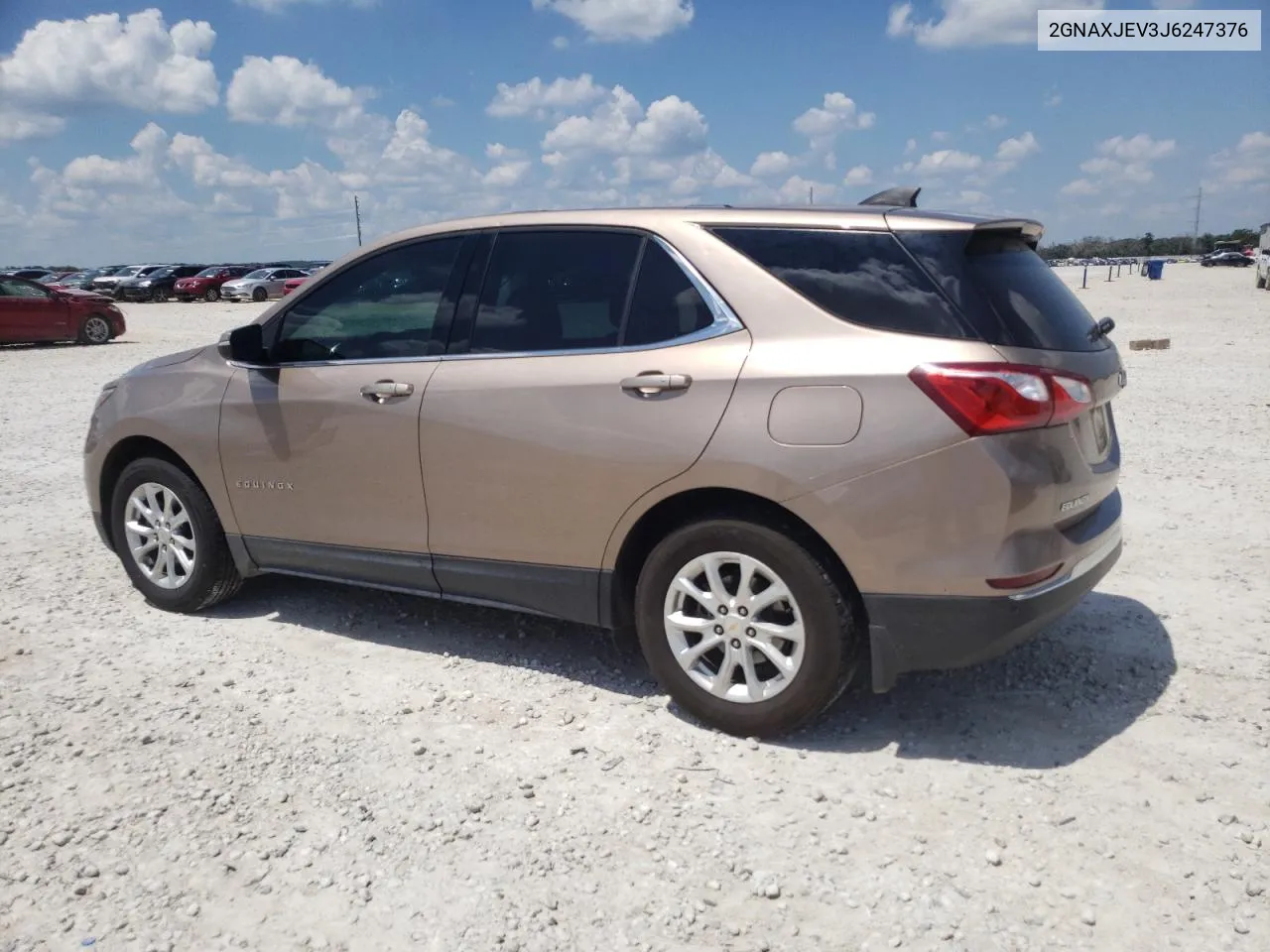 2018 Chevrolet Equinox Lt VIN: 2GNAXJEV3J6247376 Lot: 58509084