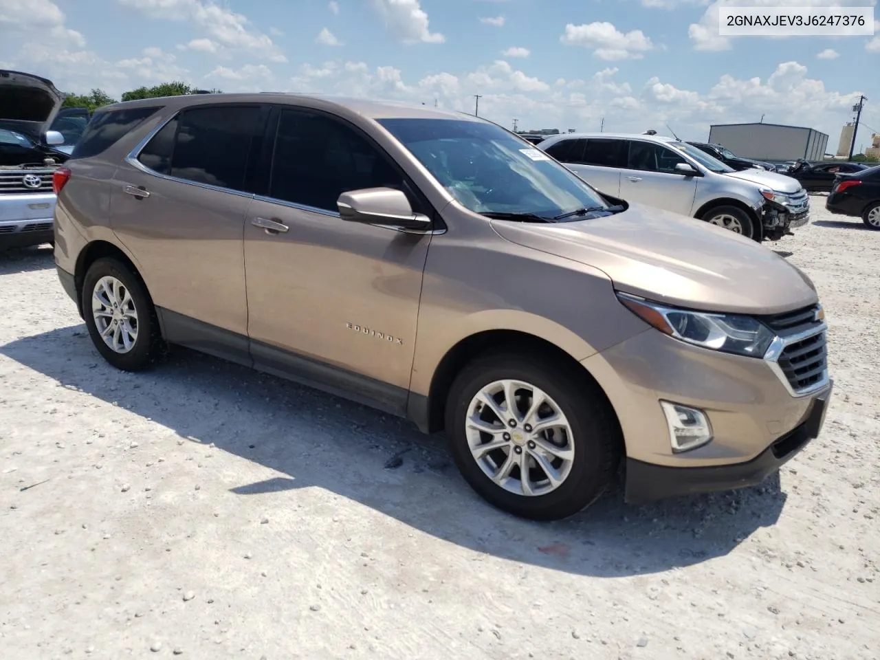 2018 Chevrolet Equinox Lt VIN: 2GNAXJEV3J6247376 Lot: 58509084