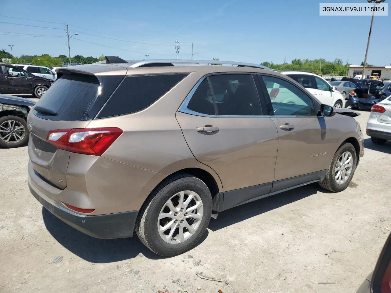 3GNAXJEV9JL115864 2018 Chevrolet Equinox Lt