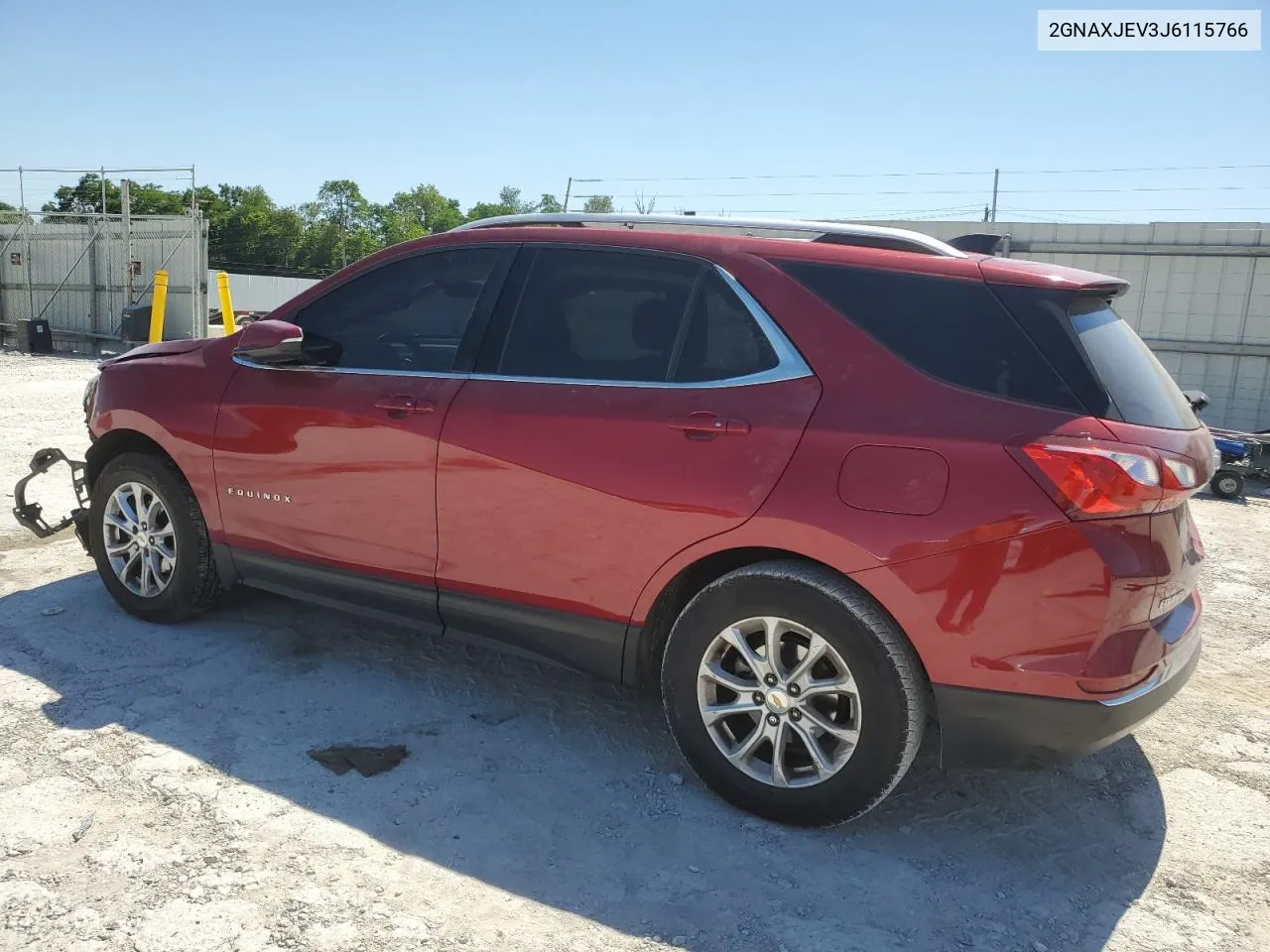 2018 Chevrolet Equinox Lt VIN: 2GNAXJEV3J6115766 Lot: 59005164