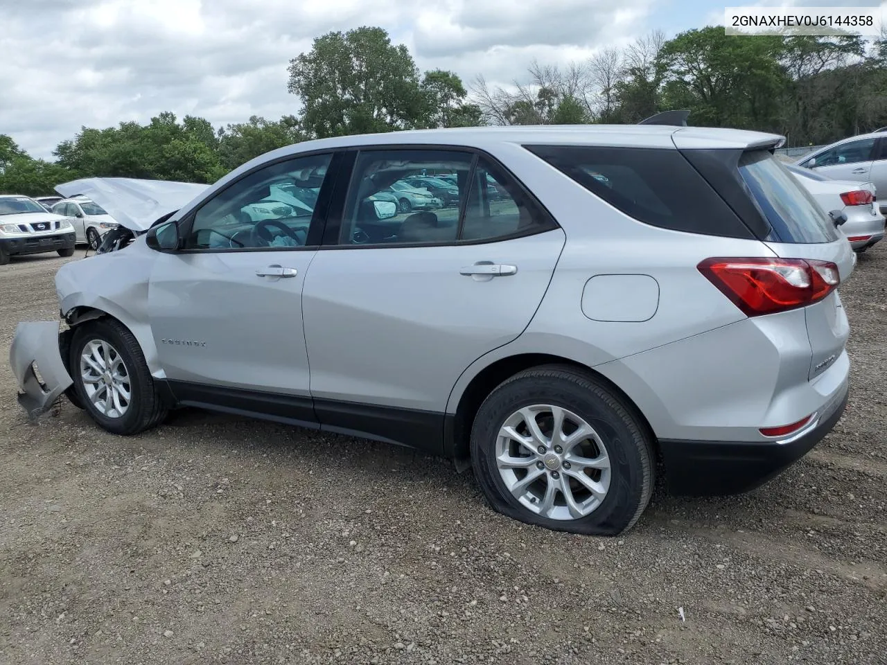 2018 Chevrolet Equinox Ls VIN: 2GNAXHEV0J6144358 Lot: 59314374