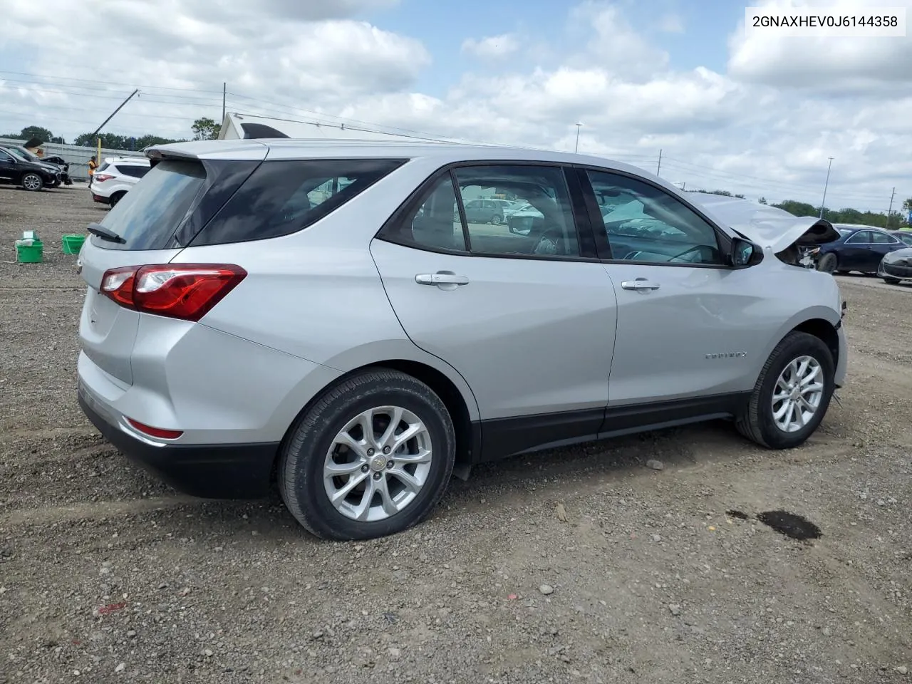 2018 Chevrolet Equinox Ls VIN: 2GNAXHEV0J6144358 Lot: 59314374