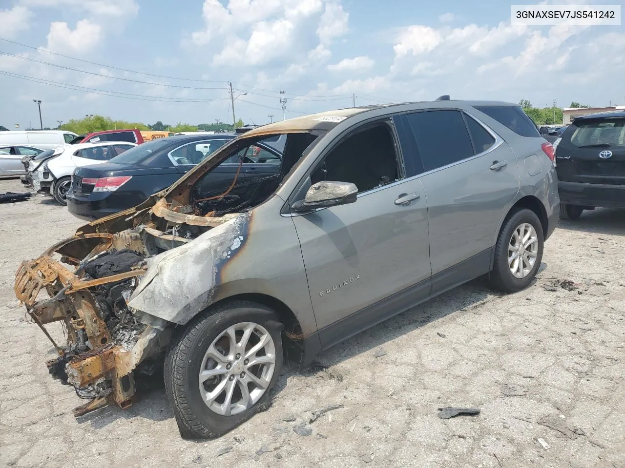 2018 Chevrolet Equinox Lt VIN: 3GNAXSEV7JS541242 Lot: 59328104