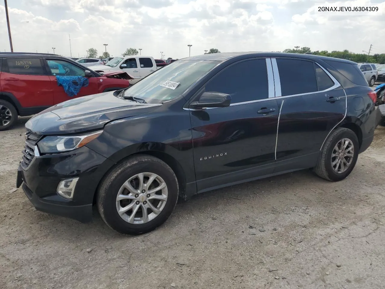 2018 Chevrolet Equinox Lt VIN: 2GNAXJEV0J6304309 Lot: 59518894