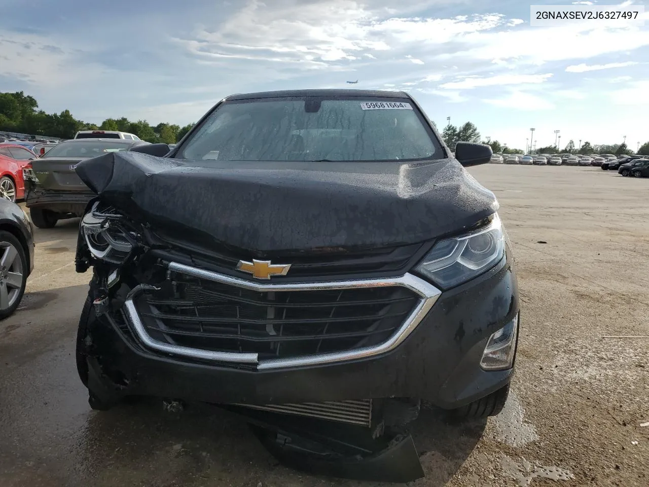 2018 Chevrolet Equinox Lt VIN: 2GNAXSEV2J6327497 Lot: 59681664