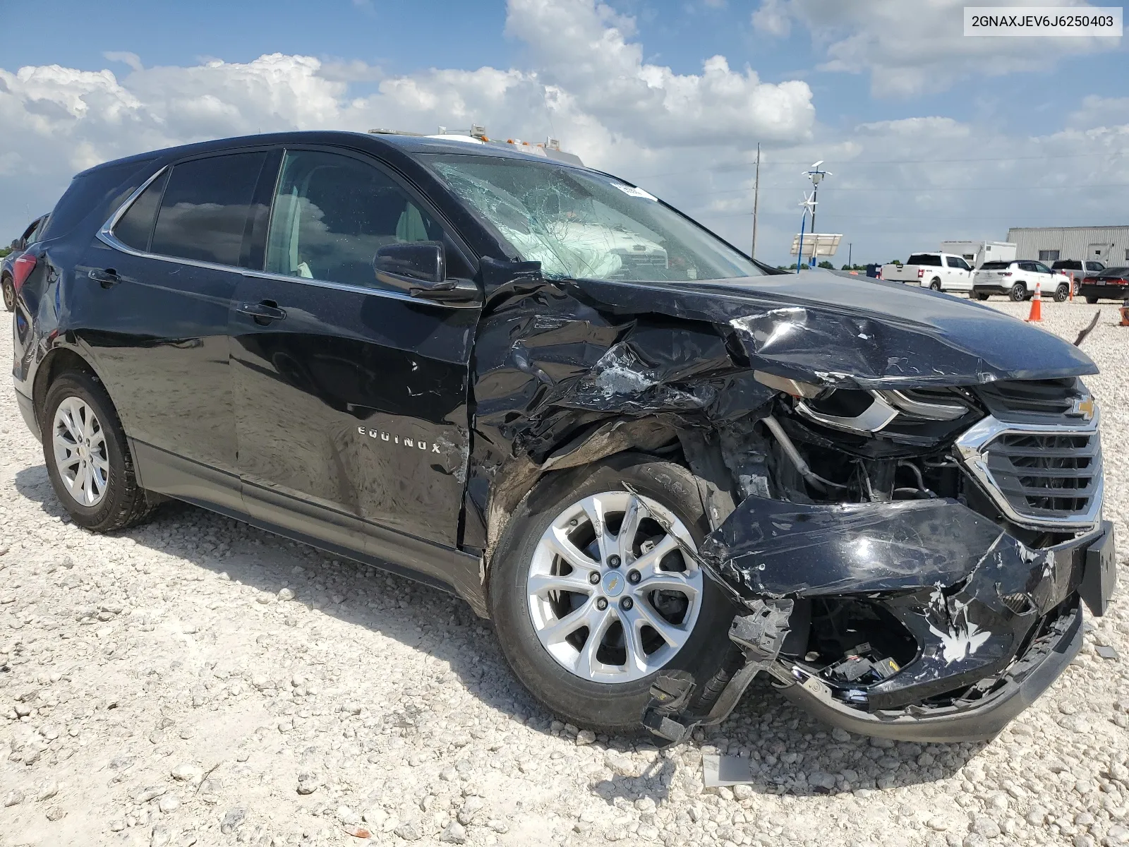 2018 Chevrolet Equinox Lt VIN: 2GNAXJEV6J6250403 Lot: 59698844