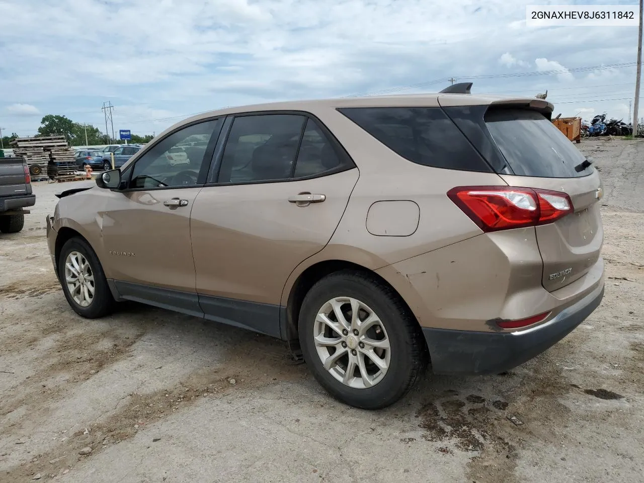 2GNAXHEV8J6311842 2018 Chevrolet Equinox Ls