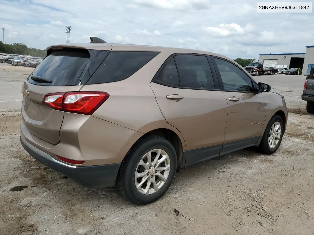 2018 Chevrolet Equinox Ls VIN: 2GNAXHEV8J6311842 Lot: 59900294