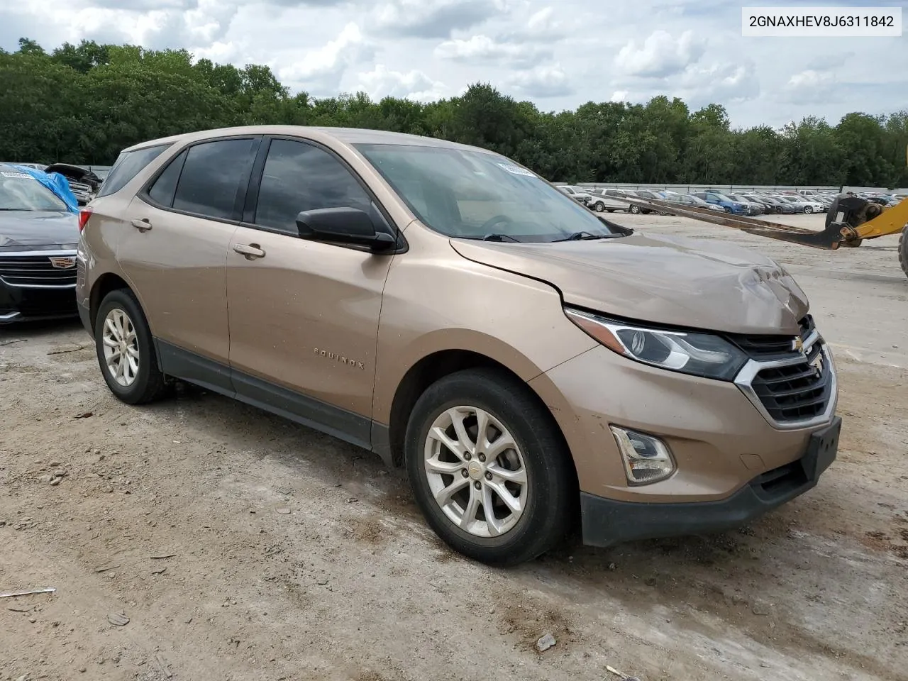 2GNAXHEV8J6311842 2018 Chevrolet Equinox Ls