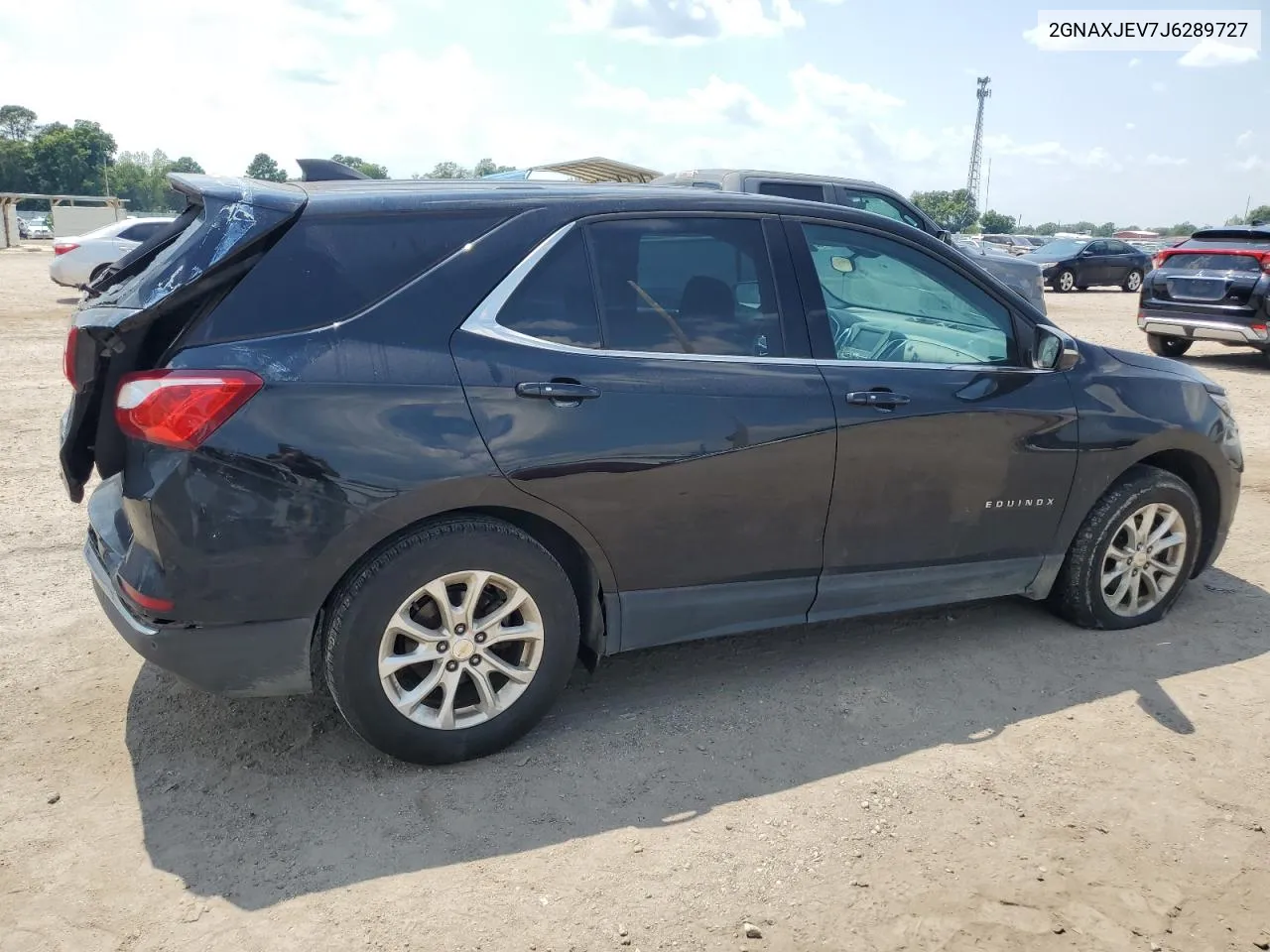 2018 Chevrolet Equinox Lt VIN: 2GNAXJEV7J6289727 Lot: 59911464