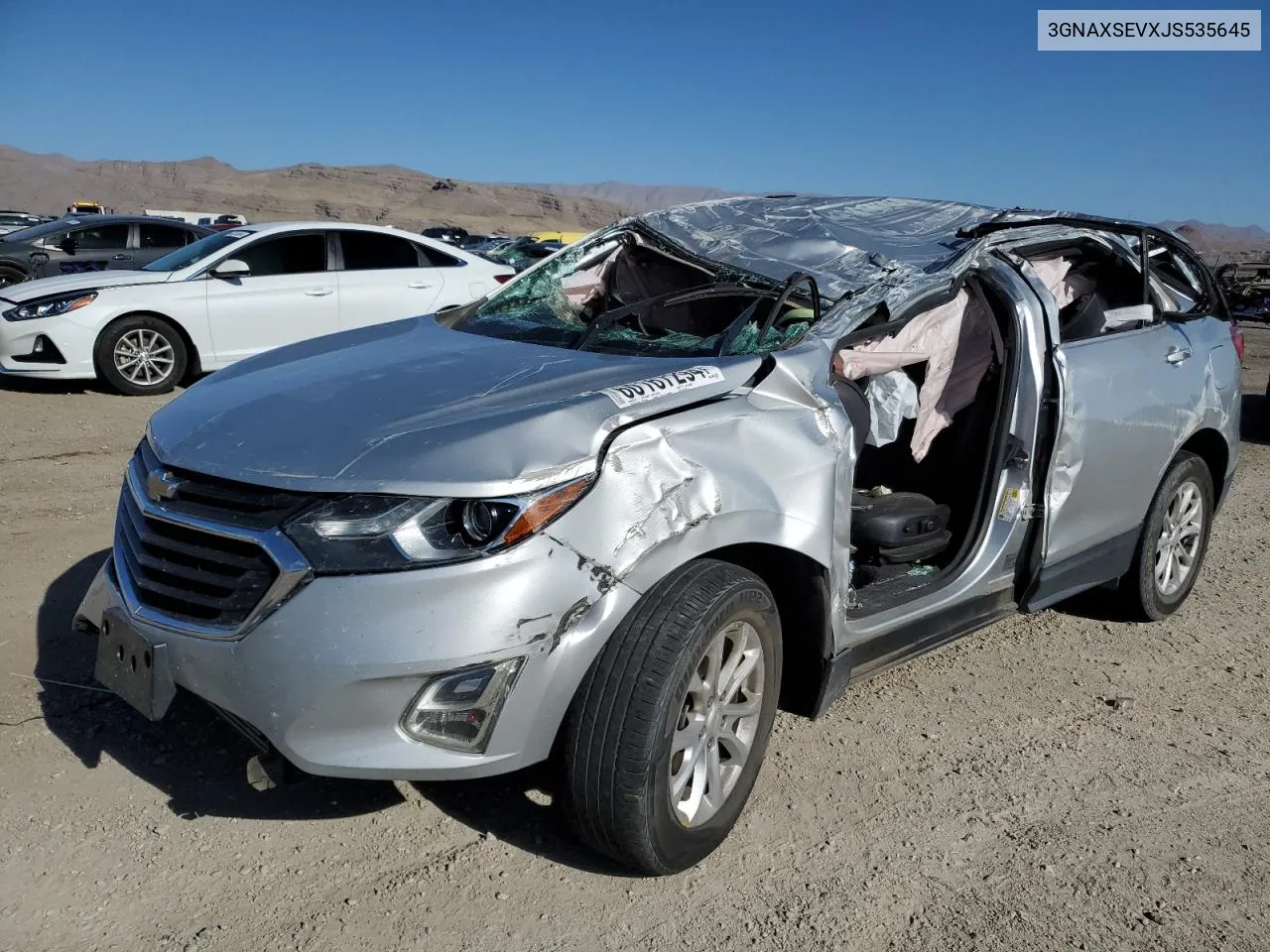 2018 Chevrolet Equinox Lt VIN: 3GNAXSEVXJS535645 Lot: 60167294