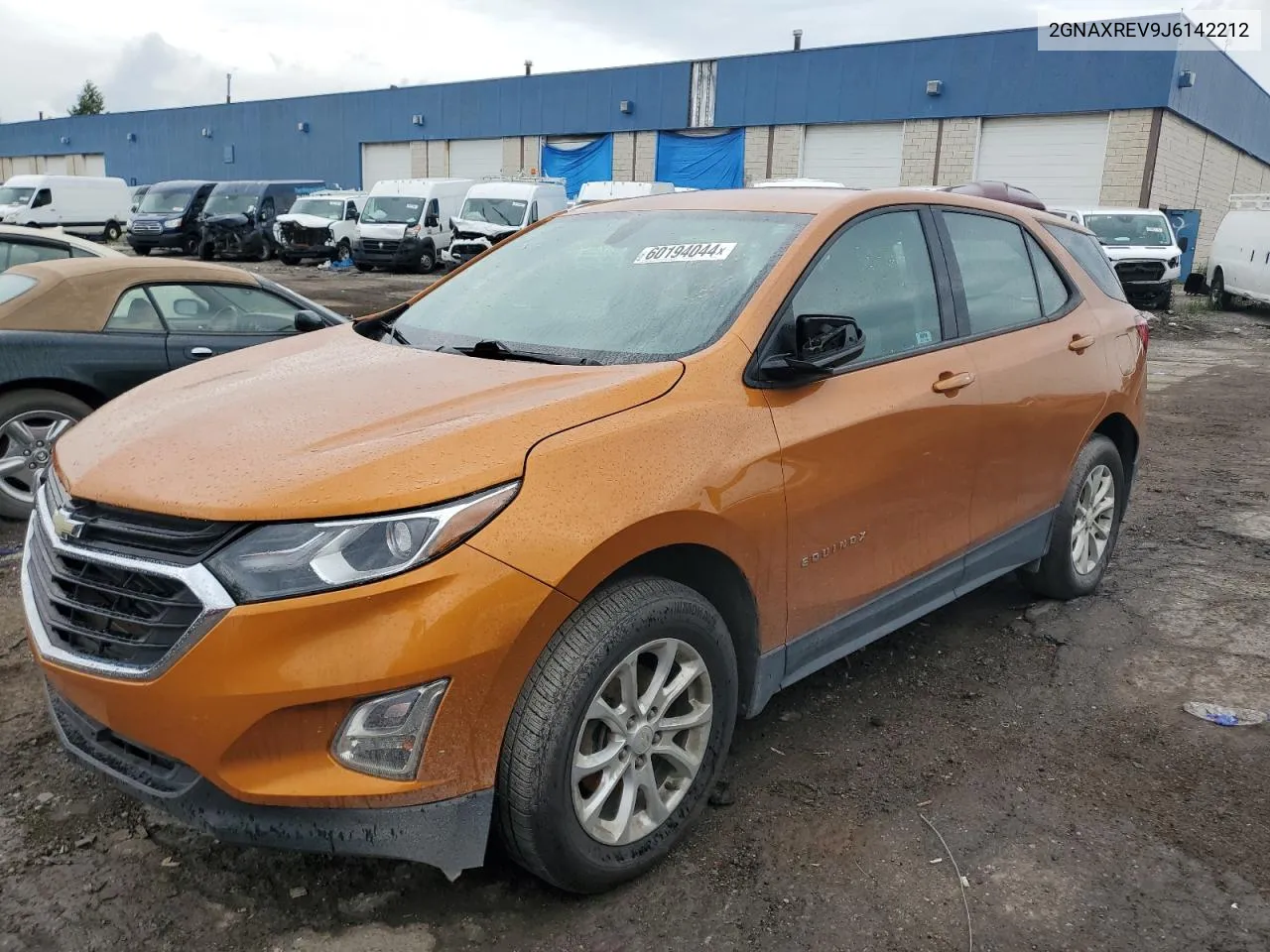 2018 Chevrolet Equinox Ls VIN: 2GNAXREV9J6142212 Lot: 60194044