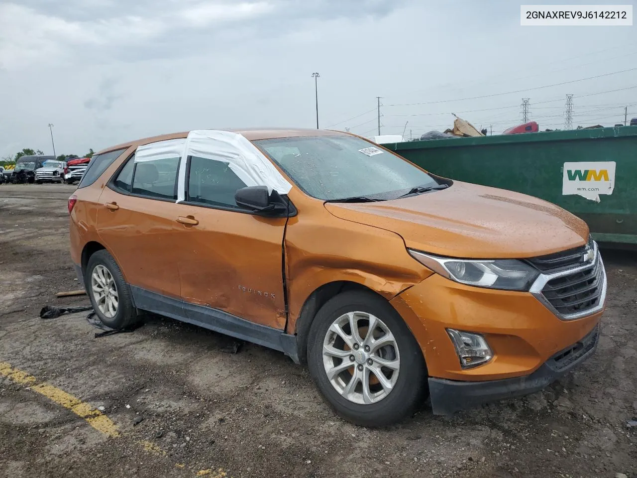 2GNAXREV9J6142212 2018 Chevrolet Equinox Ls