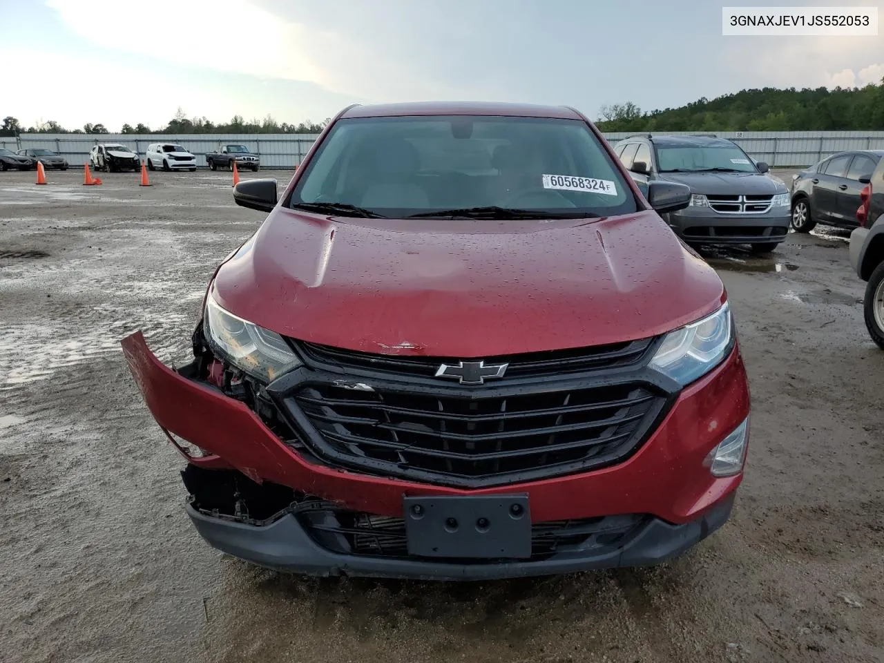 2018 Chevrolet Equinox Lt VIN: 3GNAXJEV1JS552053 Lot: 60568324