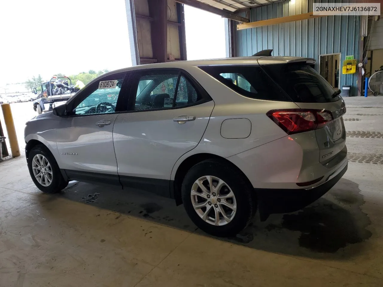 2018 Chevrolet Equinox Ls VIN: 2GNAXHEV7J6136872 Lot: 61039724