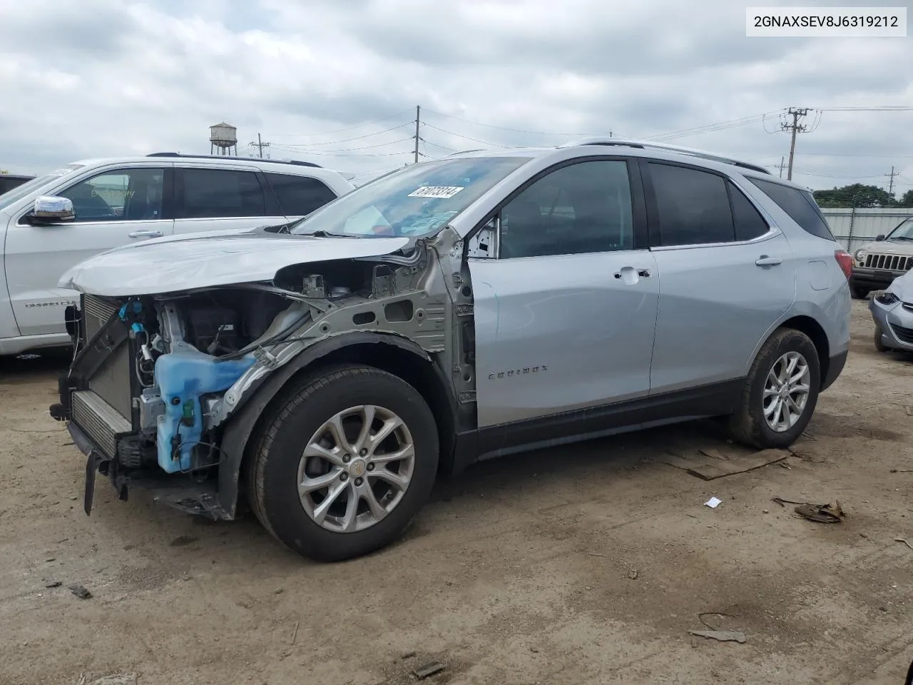 2018 Chevrolet Equinox Lt VIN: 2GNAXSEV8J6319212 Lot: 61073314