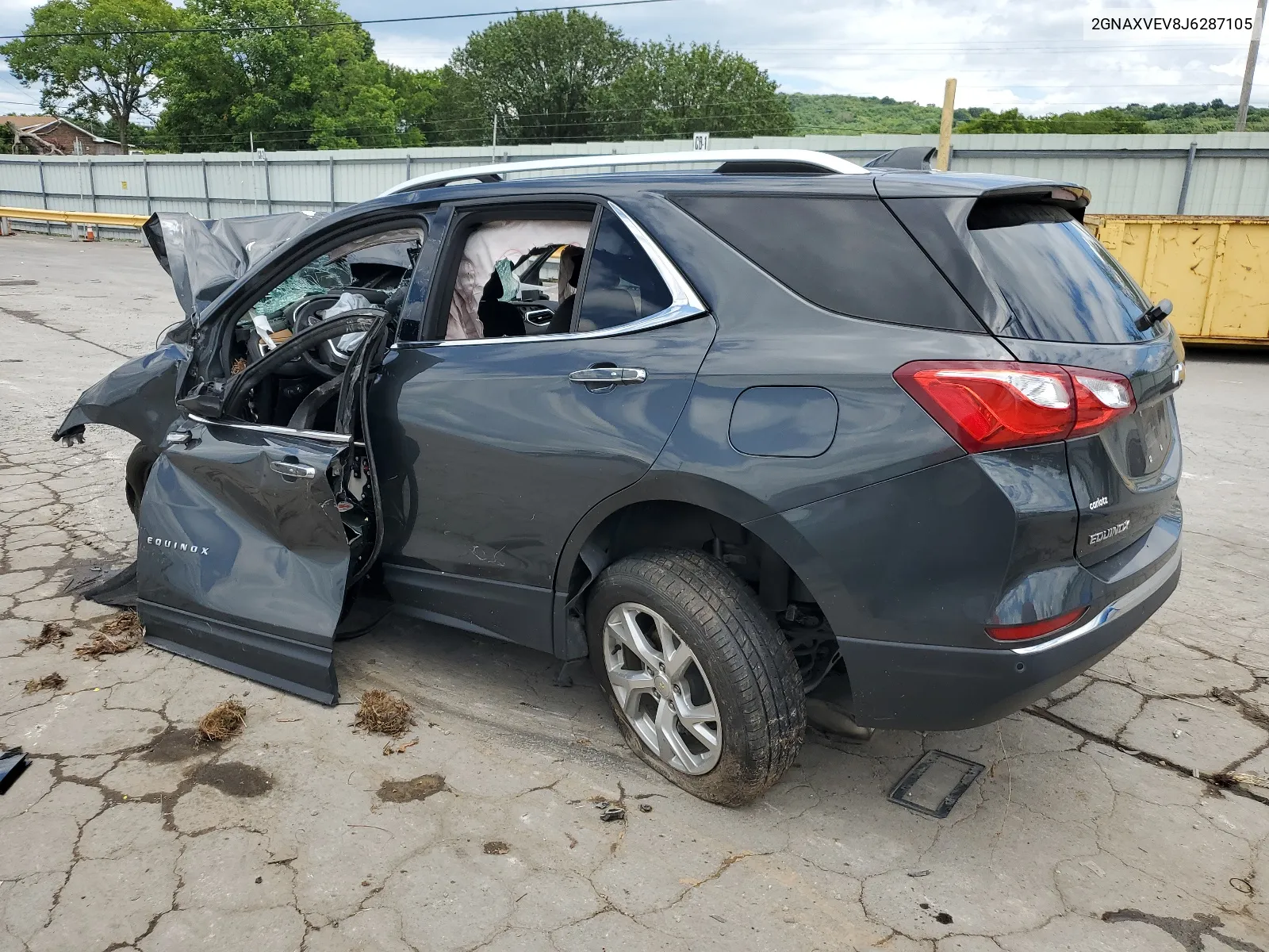 2018 Chevrolet Equinox Premier VIN: 2GNAXVEV8J6287105 Lot: 61139284