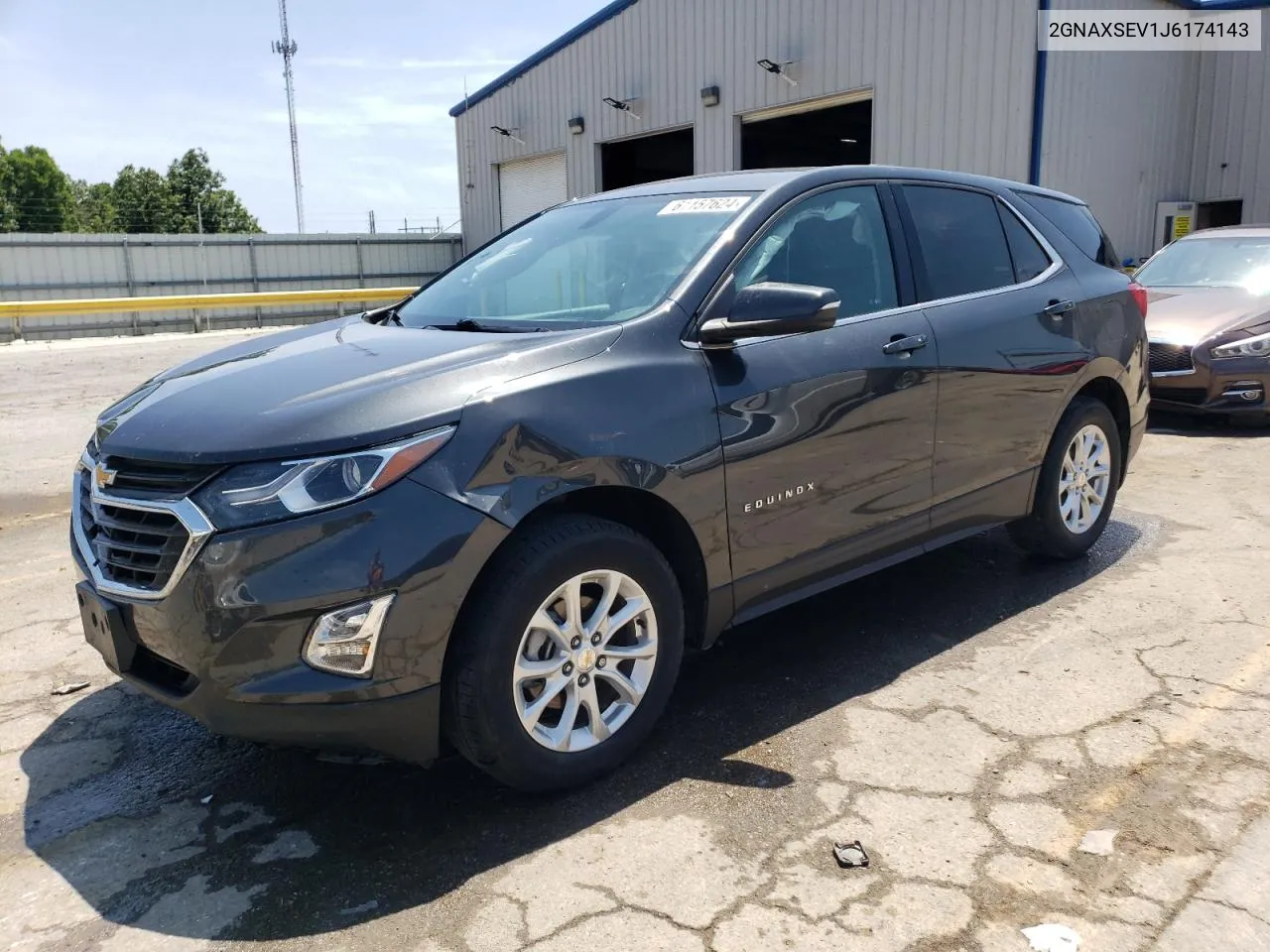 2018 Chevrolet Equinox Lt VIN: 2GNAXSEV1J6174143 Lot: 61157624