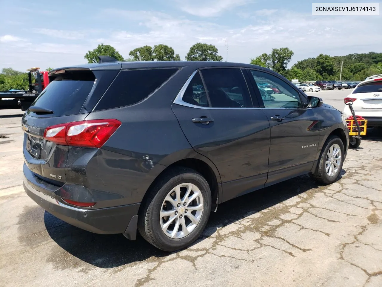 2018 Chevrolet Equinox Lt VIN: 2GNAXSEV1J6174143 Lot: 61157624