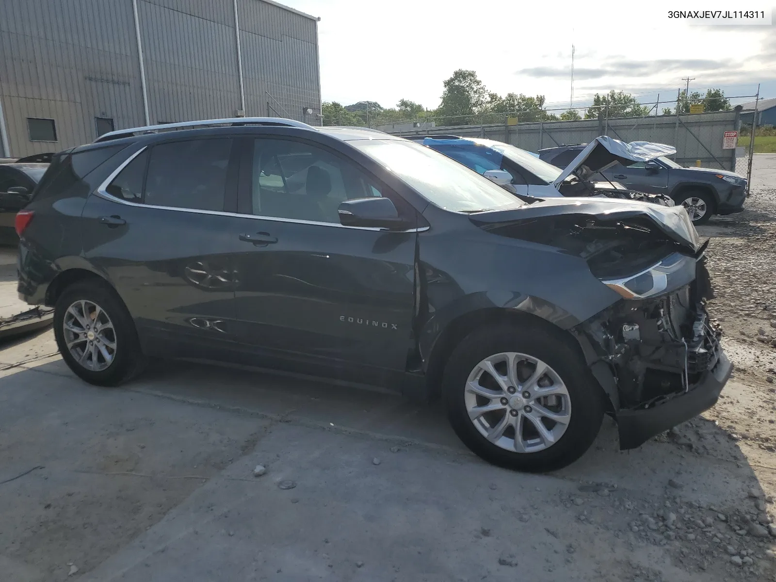 2018 Chevrolet Equinox Lt VIN: 3GNAXJEV7JL114311 Lot: 61625704