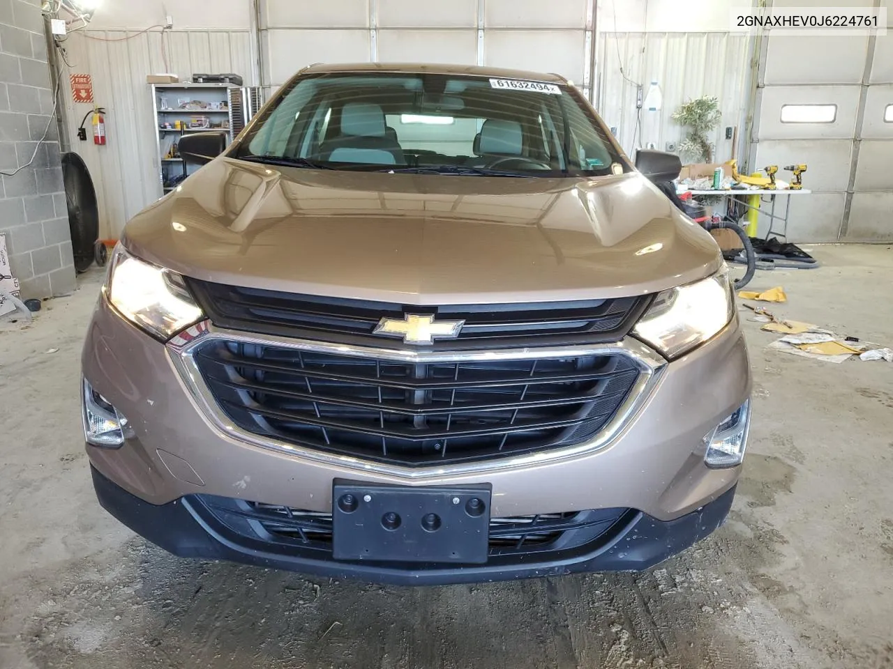 2018 Chevrolet Equinox Ls VIN: 2GNAXHEV0J6224761 Lot: 61632494