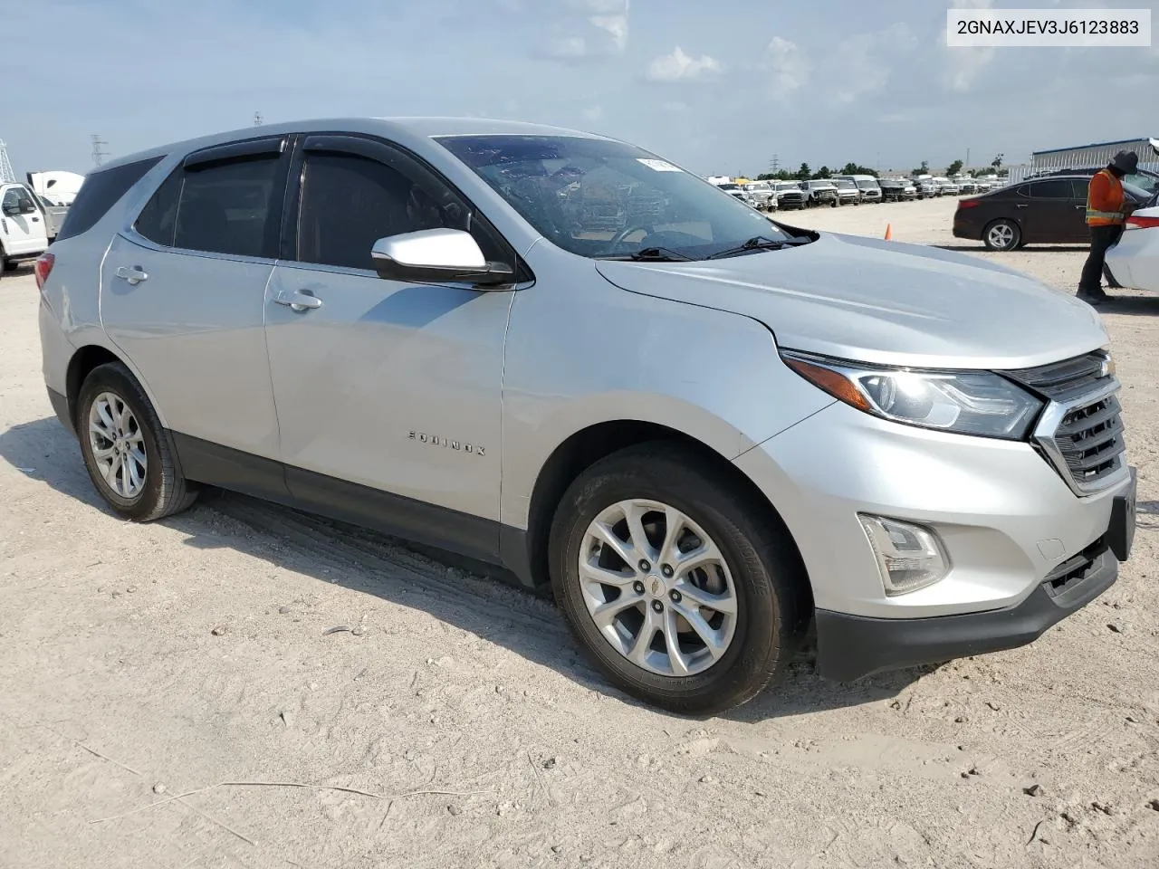 2018 Chevrolet Equinox Lt VIN: 2GNAXJEV3J6123883 Lot: 61708184