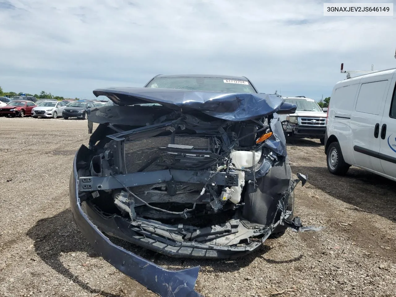 2018 Chevrolet Equinox Lt VIN: 3GNAXJEV2JS646149 Lot: 61712724