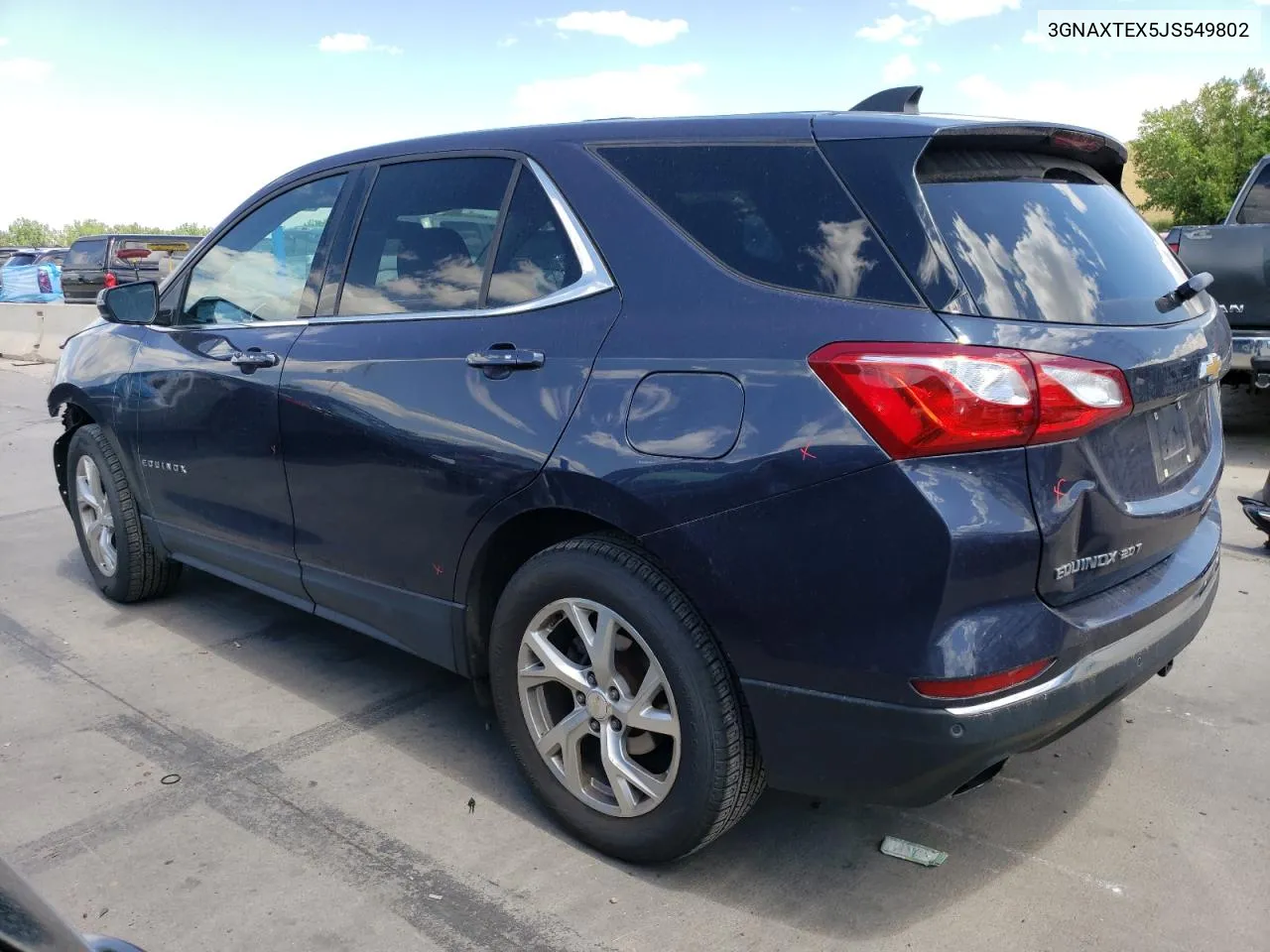 2018 Chevrolet Equinox Lt VIN: 3GNAXTEX5JS549802 Lot: 61752664