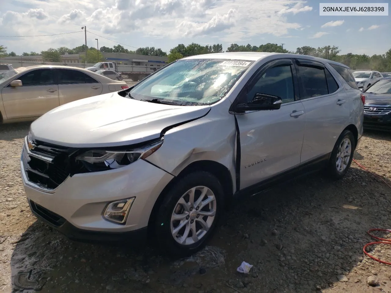 2GNAXJEV6J6283398 2018 Chevrolet Equinox Lt