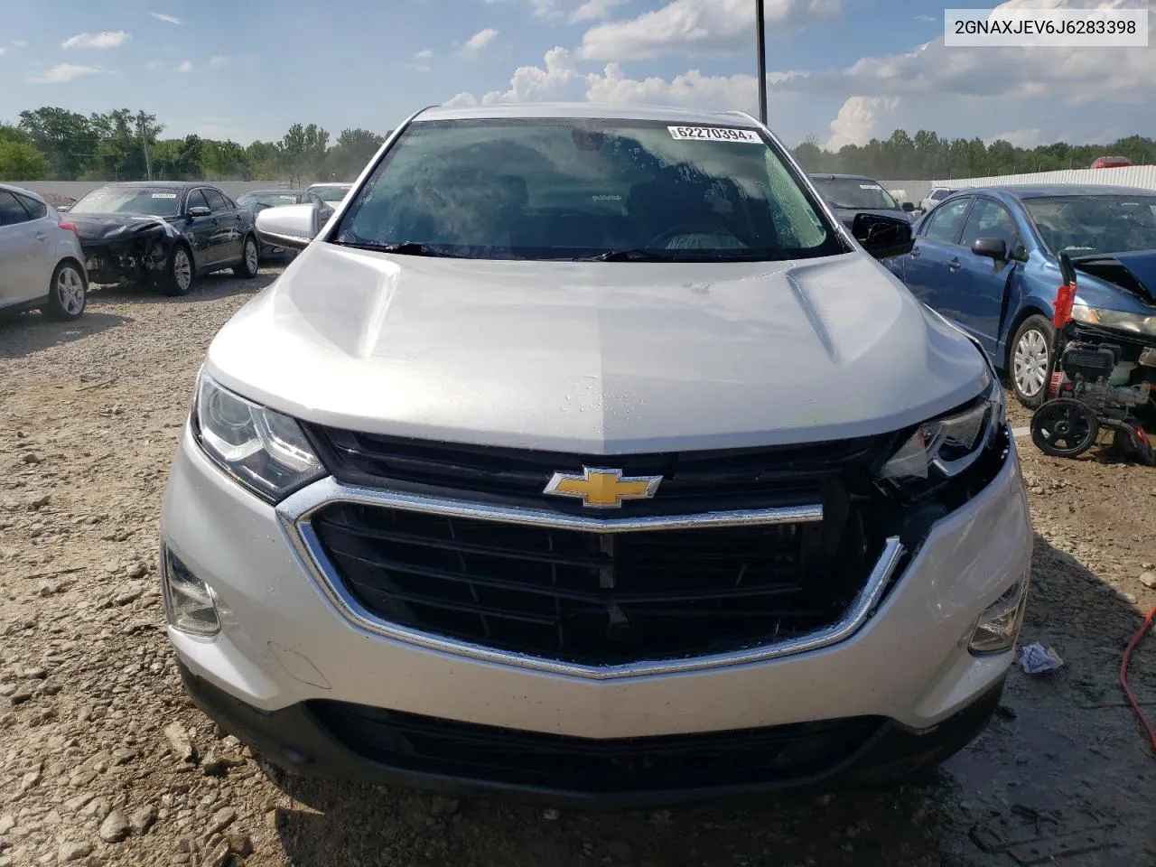 2018 Chevrolet Equinox Lt VIN: 2GNAXJEV6J6283398 Lot: 62270394