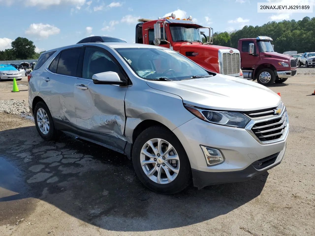 2018 Chevrolet Equinox Lt VIN: 2GNAXJEV1J6291859 Lot: 62414044