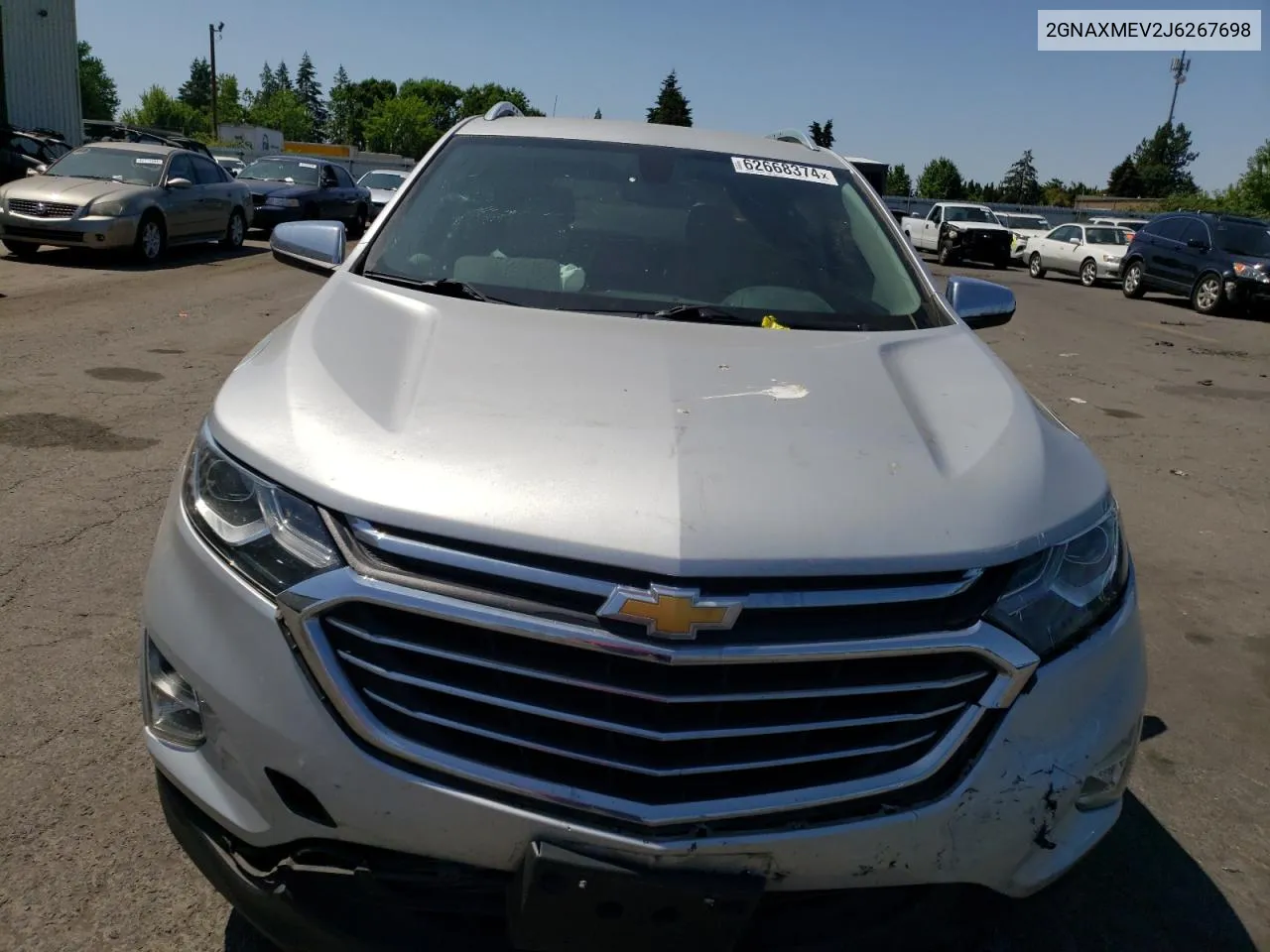 2018 Chevrolet Equinox Premier VIN: 2GNAXMEV2J6267698 Lot: 62668374