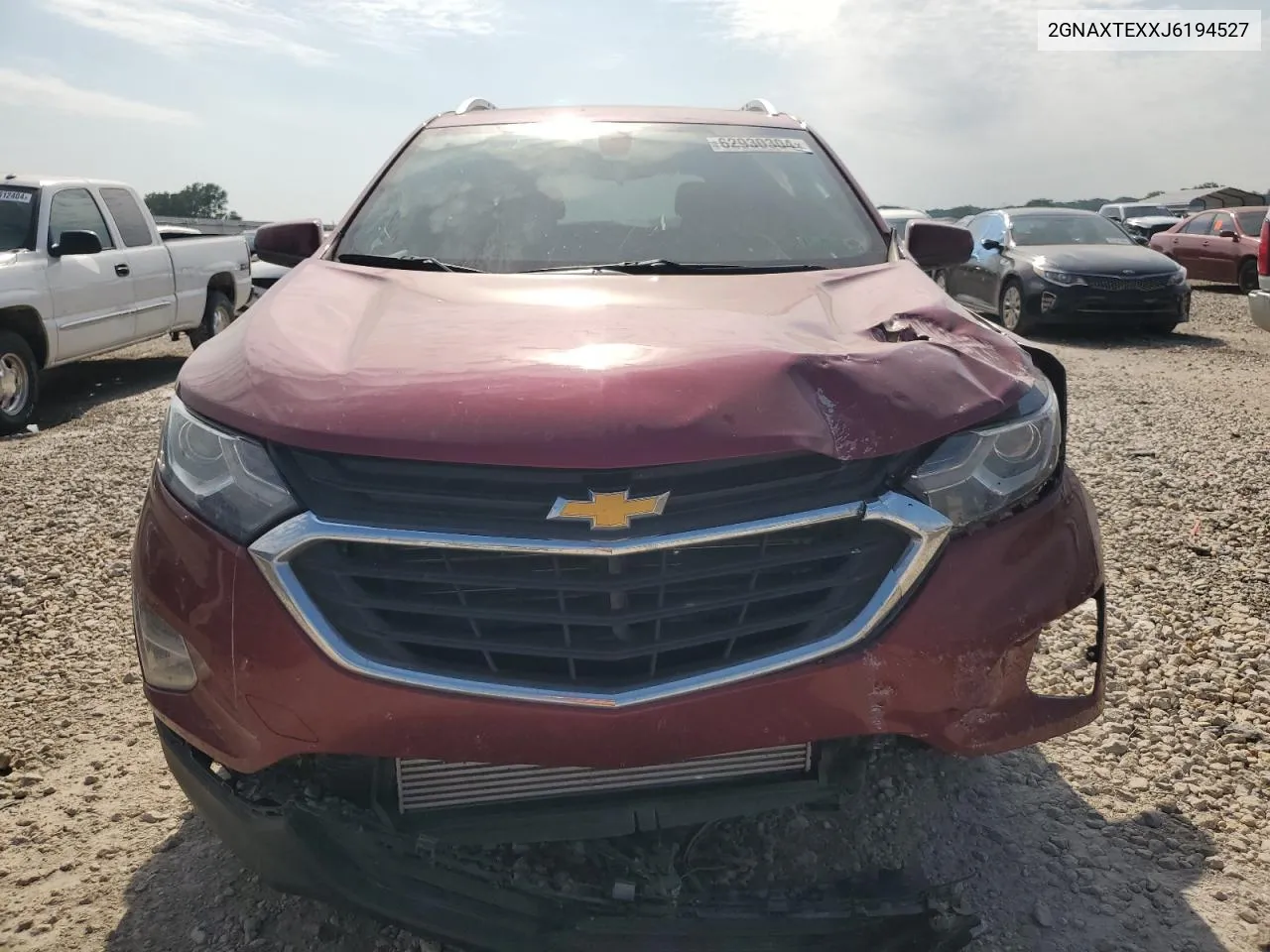 2GNAXTEXXJ6194527 2018 Chevrolet Equinox Lt