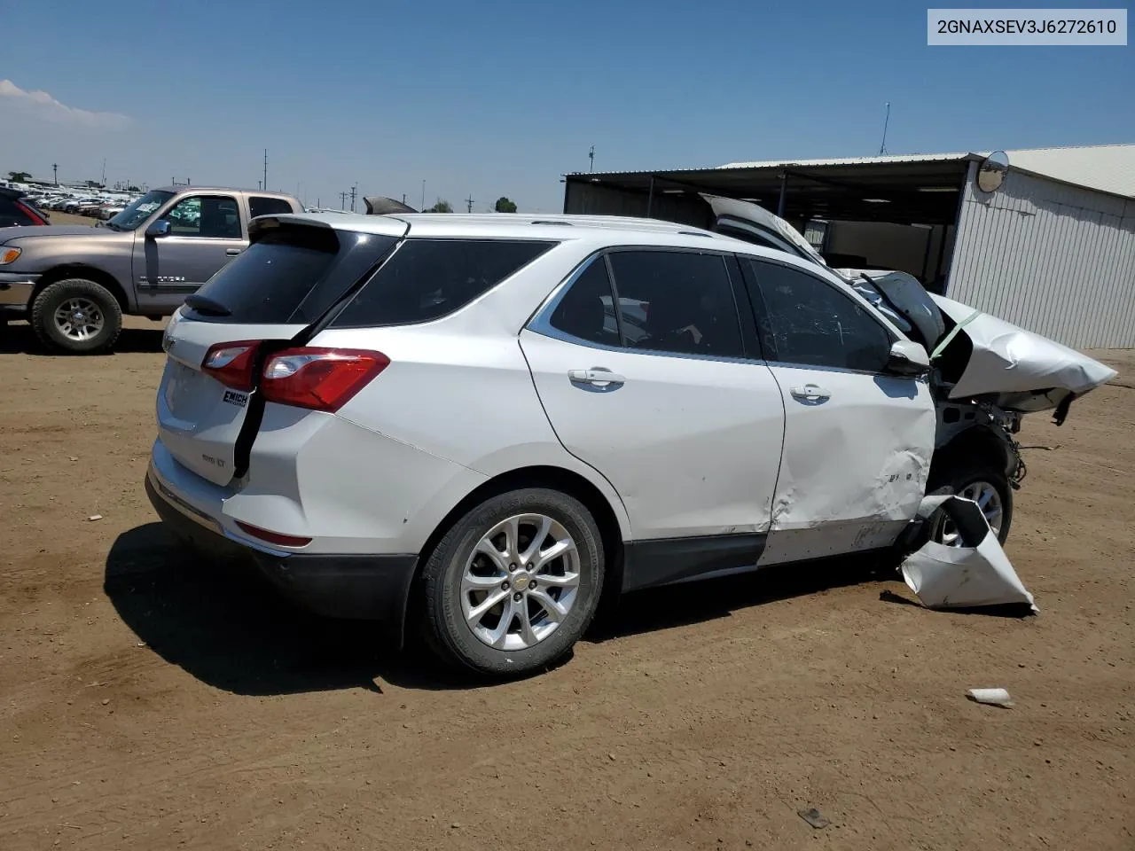 2018 Chevrolet Equinox Lt VIN: 2GNAXSEV3J6272610 Lot: 62943854